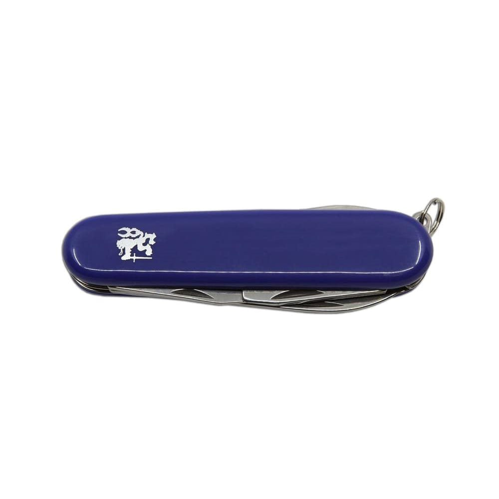 Cuchillo plegable DŮSTOJNICKÝ 5F con hoja 70 mm acero inoxidable 420 y empuñadura plástico azul