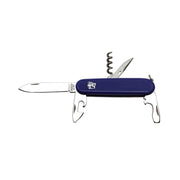 Cuchillo plegable DŮSTOJNICKÝ 5F con hoja 70 mm acero inoxidable 420 y empuñadura plástico azul