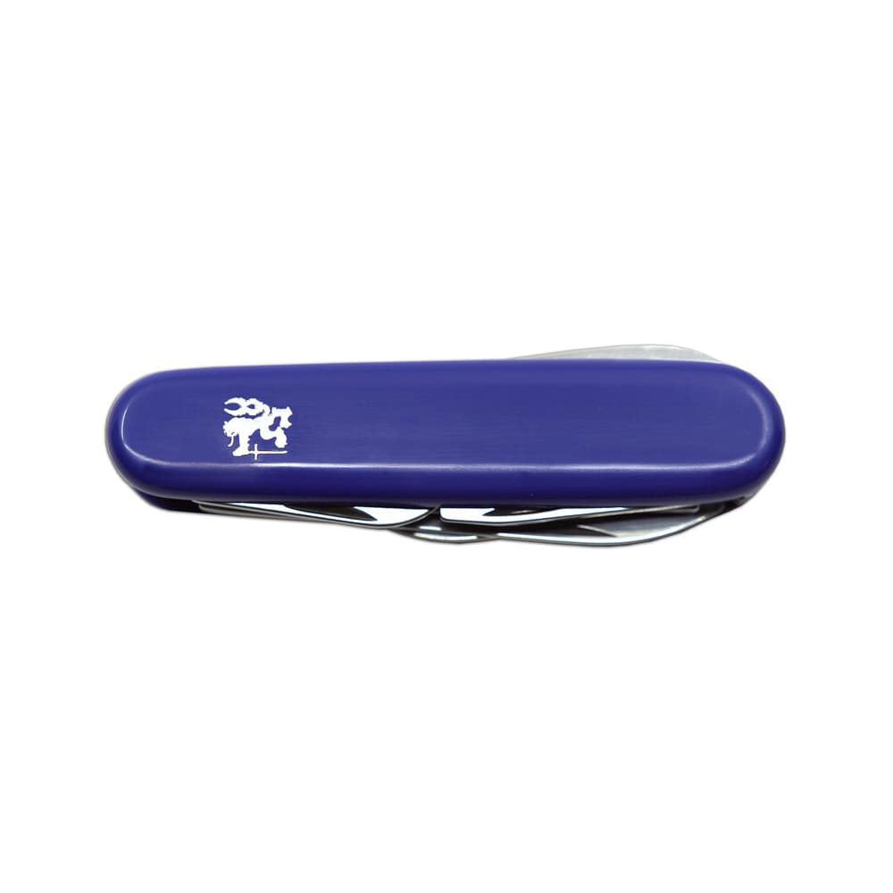 Navaja Nůž DŮSTOJNICKÝ 7A acero 420 mango plástico azul hoja 70 mm