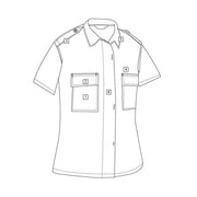 Camisa táctica TRU-SPEC rip-stop manga corta gris oscuro
