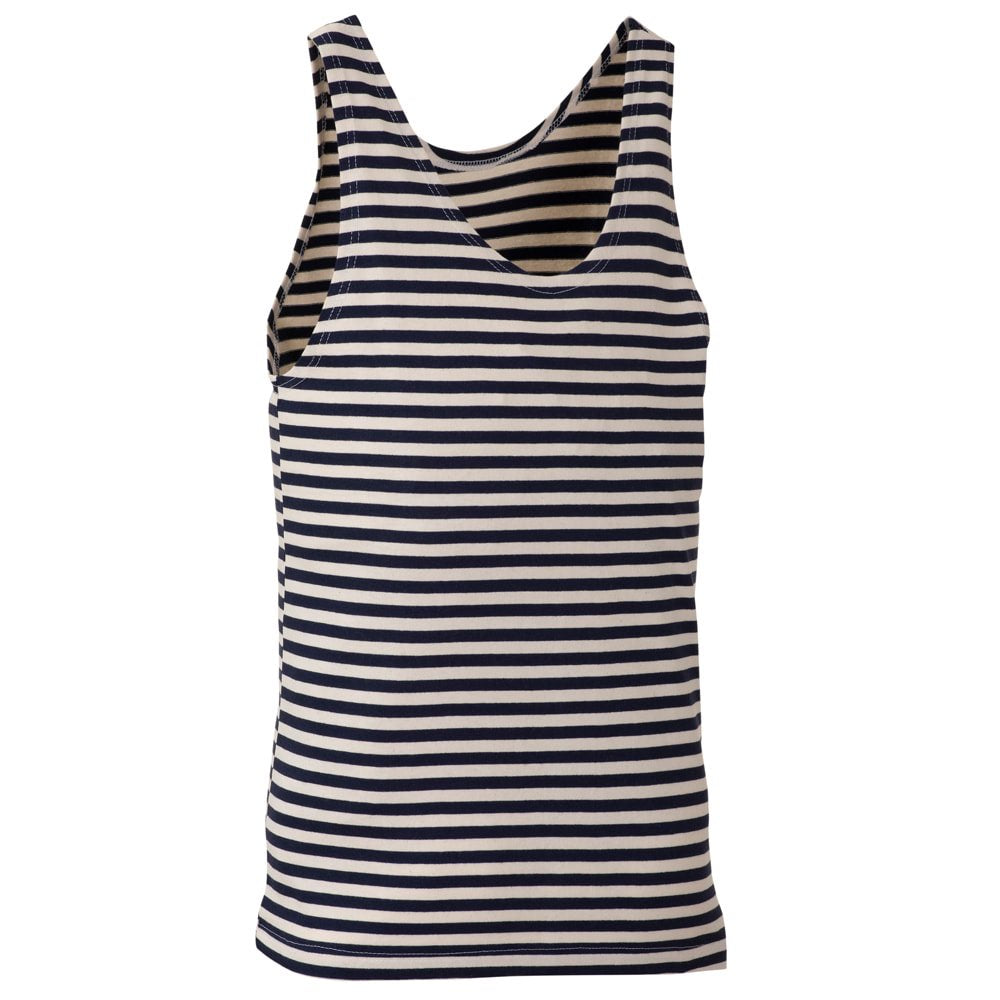 Camiseta de tirantes MARINE a rayas azul oscuro