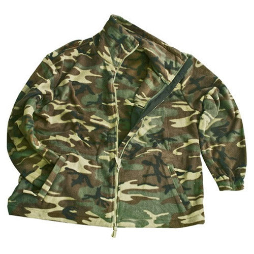 Chaqueta fleece WOODAND con cuello alto, modelo FEECE
