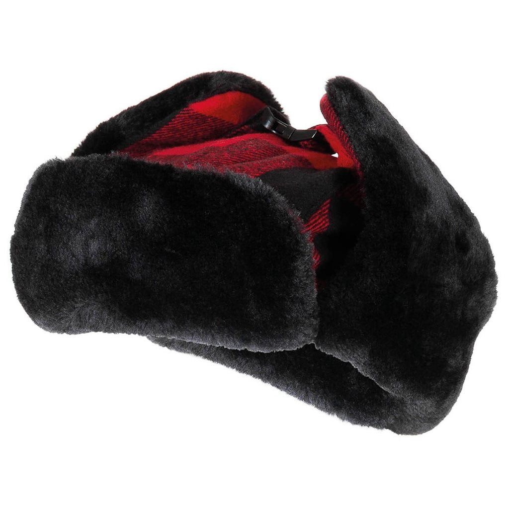 Beranice a cuadros rojo y negro estilo leñador