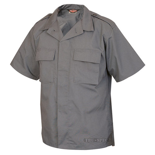 Camisa táctica TRU-SPEC rip-stop manga corta gris oscuro
