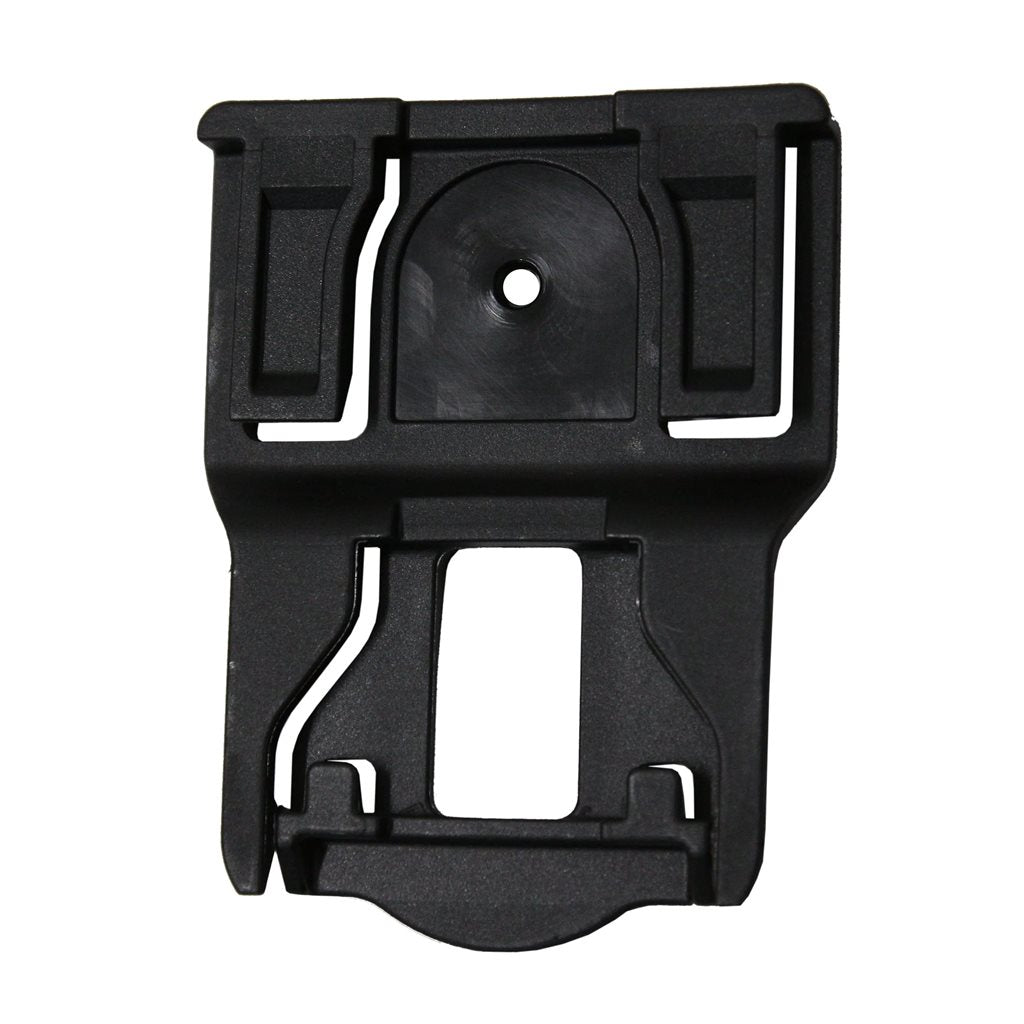 Clip giratorio MRS 2 de plástico para sistema MOLLE, negro