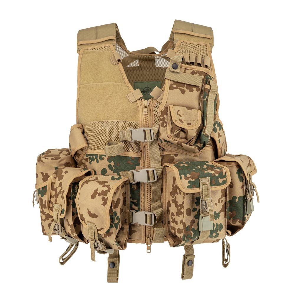Chaleco táctico BW Special Force TROPENTARN con pouches y mochila de asalto integrada