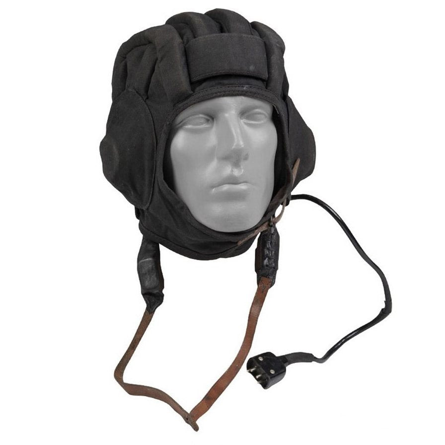 Pasamontañas tipo casco tankista AČR negro usado, versión de verano