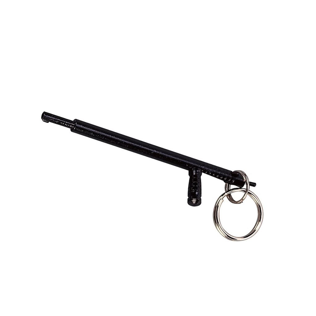 Llave universal negra para esposas en forma de pequeña tonfa