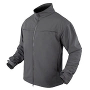 Chaqueta COVERT softshell Graphite con paneles ID ocultos y cremalleras planas