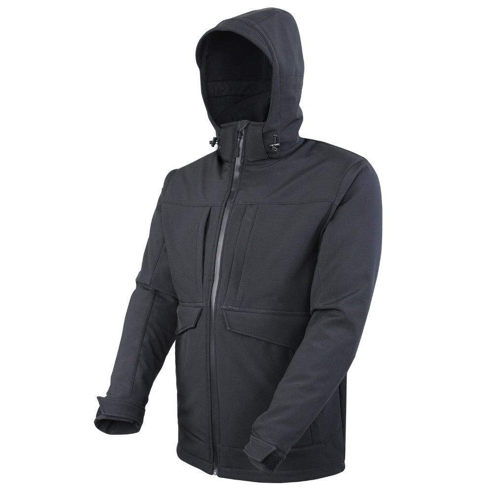 Parka Overcast Softshell negra