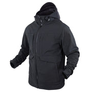 Parka Overcast Softshell negra