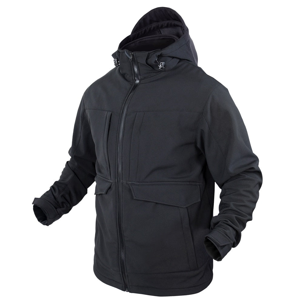 Parka Overcast Softshell negra