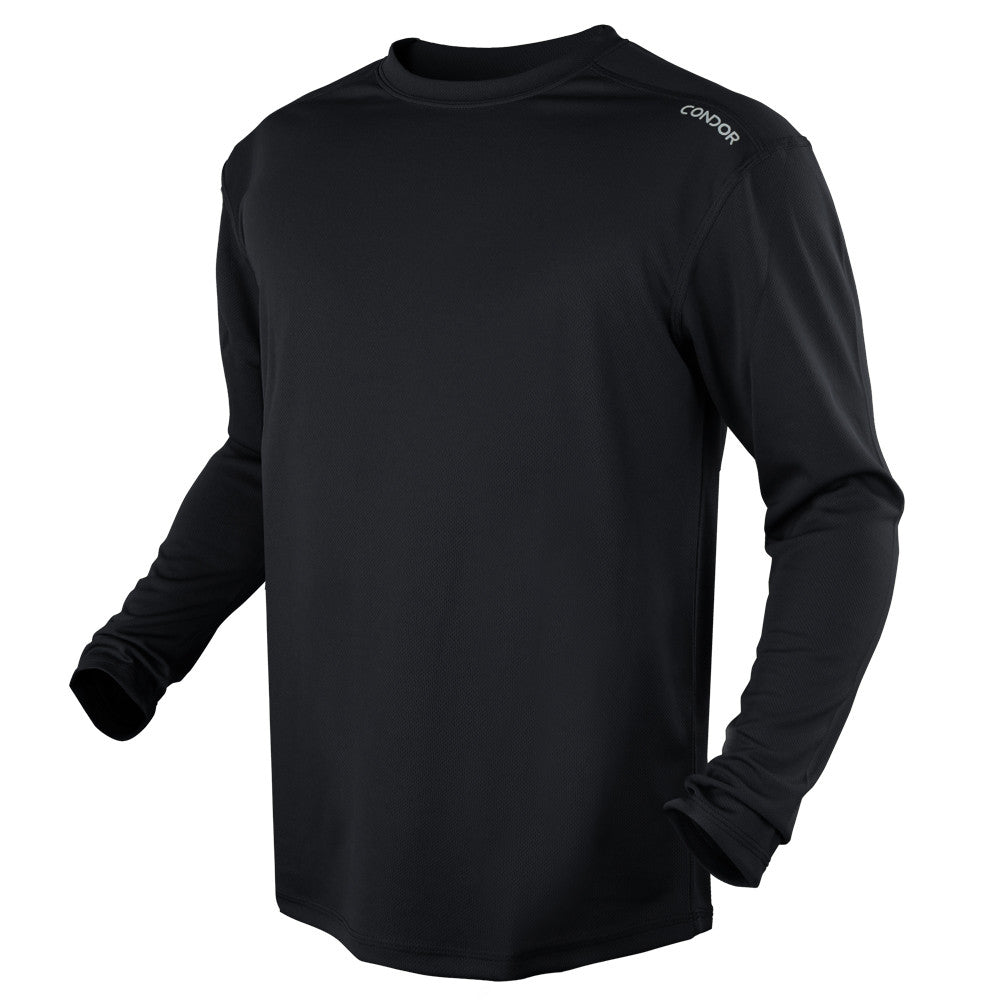 Camiseta negra de entrenamiento Maxfort de manga larga
