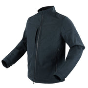 Chaqueta softshell INTREPID gris de Condor Outdoor con cremallera YKK y cinco bolsillos