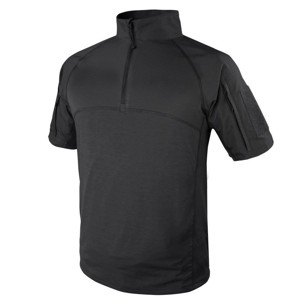 Camisa táctica COMBAT manga corta negra de CONDOR OUTDOOR