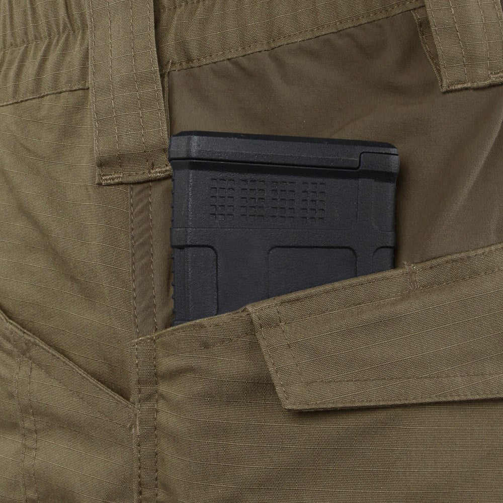 Pantalones tácticos PALADIN TAN con múltiples bolsillos y refuerzos en rodillas