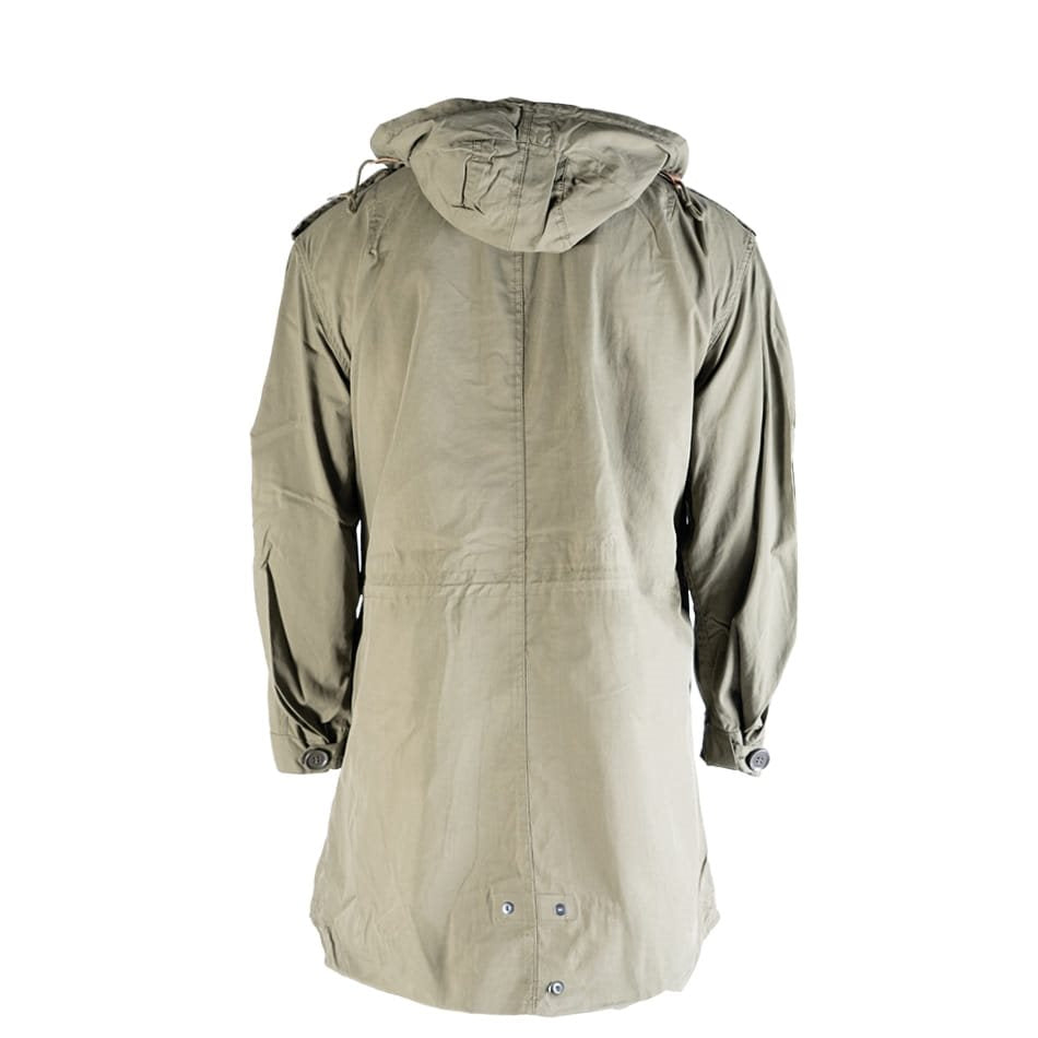 Imagen de la Parka M-1951 Fishtail réplica con capucha y forro desmontable, color verde