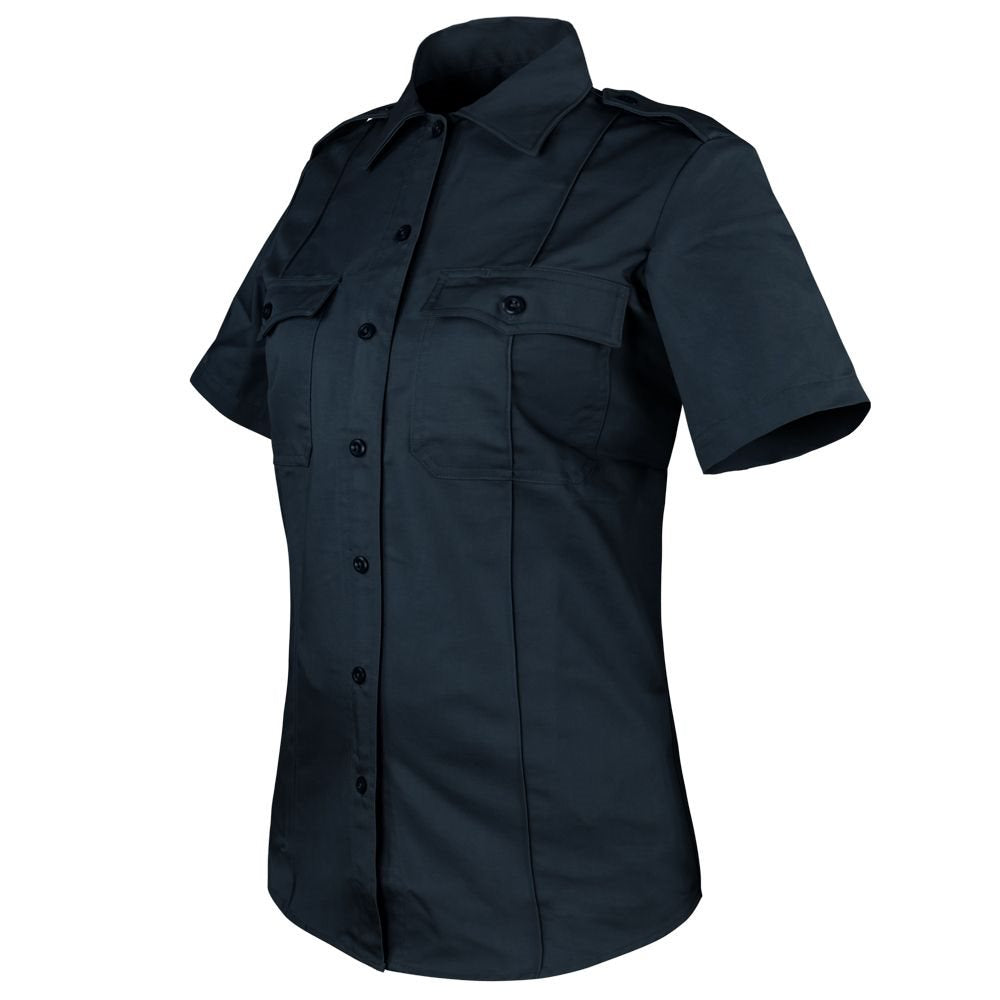 Camisa mujer CASS UNIFORM manga corta color oscuro