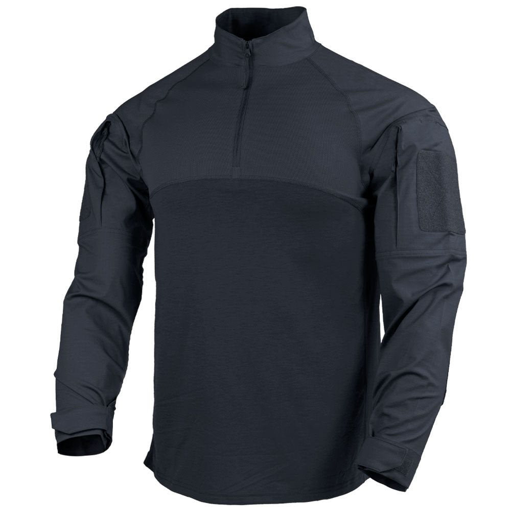 Camisa táctica COMBAT GEN II Graphite, cuerpo transpirable y mangas rip-stop