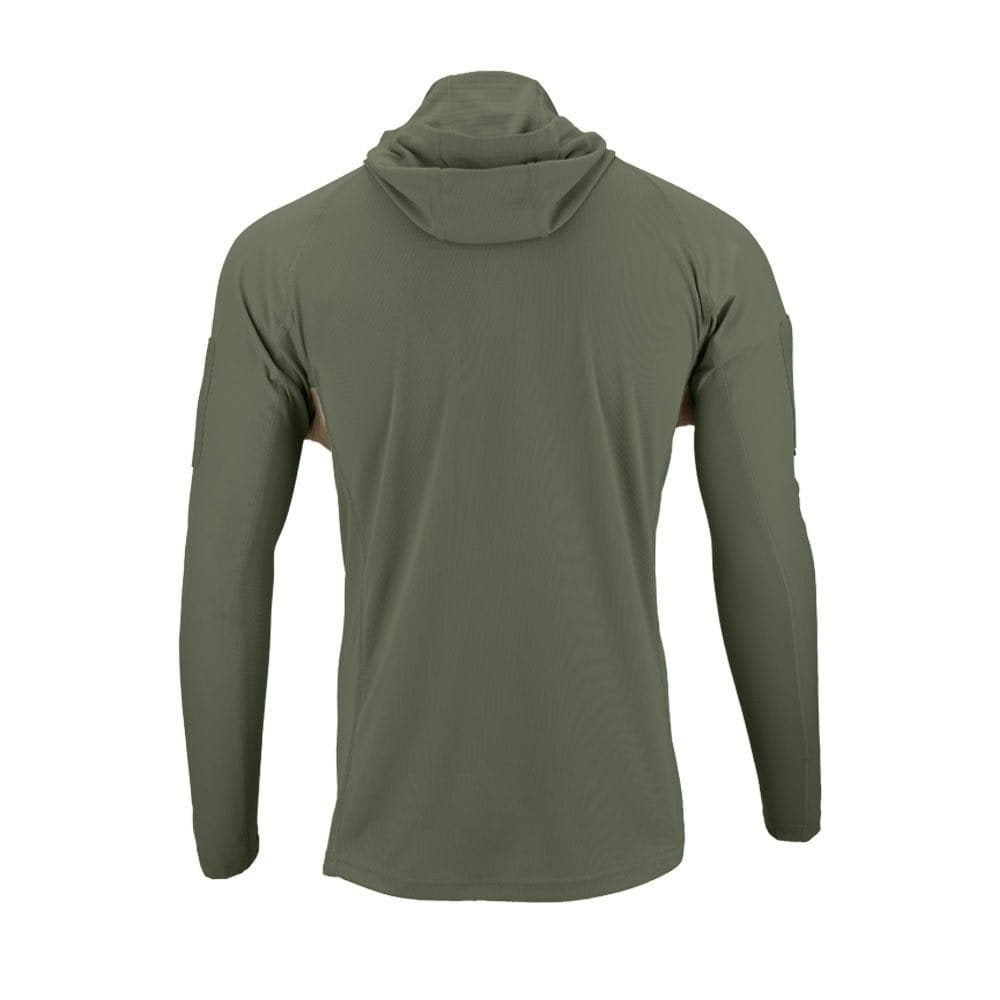 Camiseta táctica TRIDENT manga larga verde