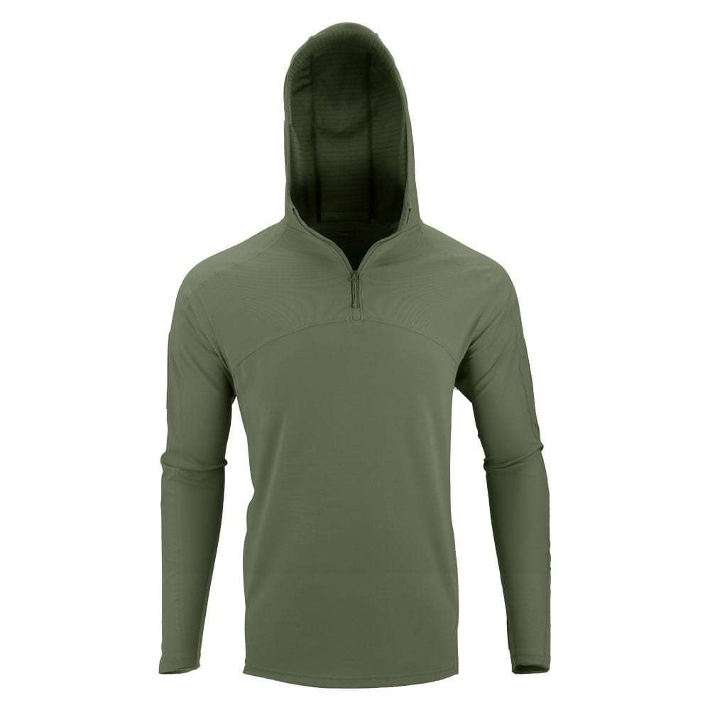 Camiseta táctica TRIDENT manga larga verde