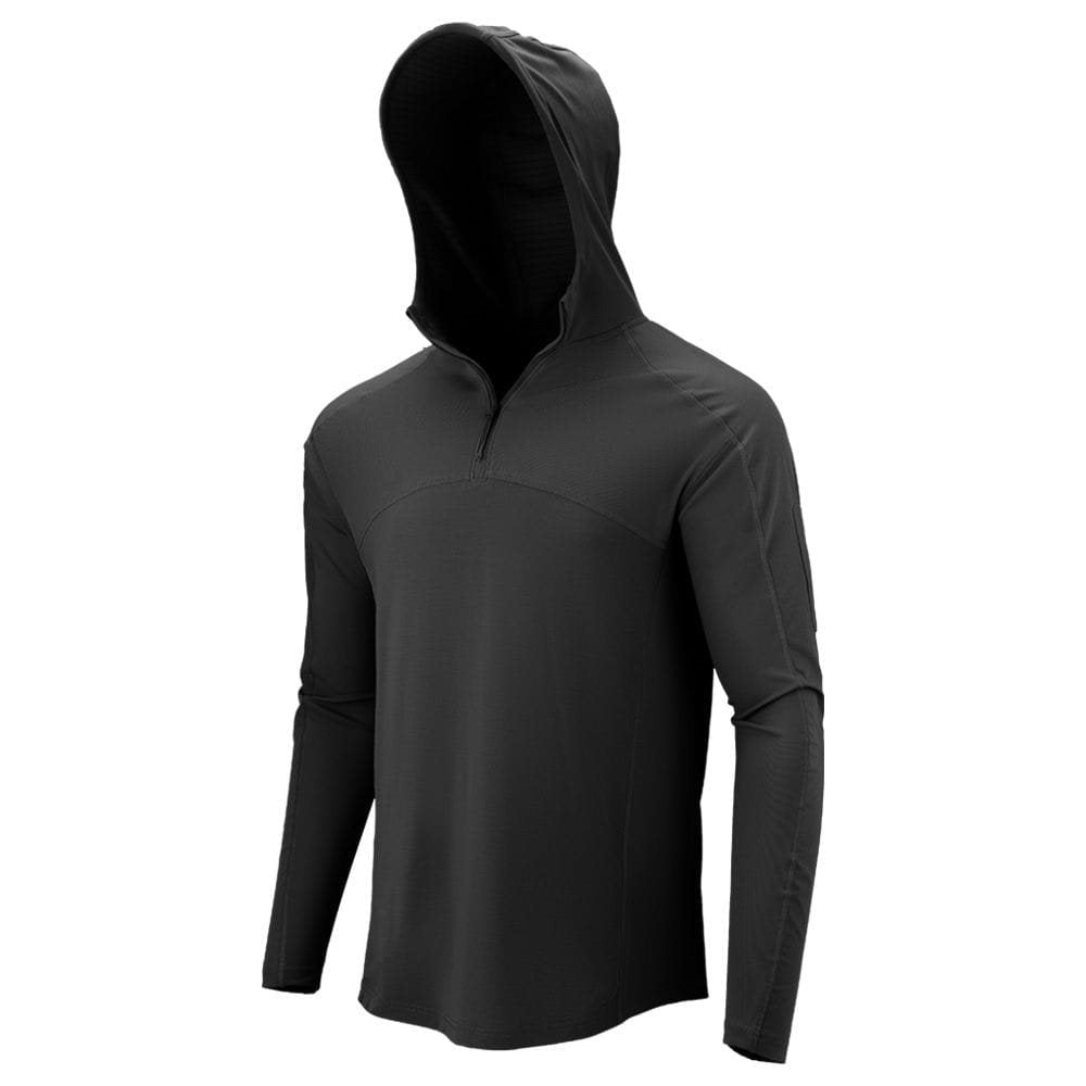 Camiseta táctica TRIDENT manga larga negra - imagen del producto