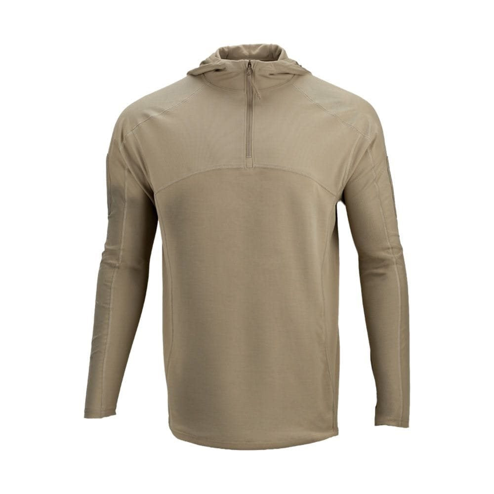 Camiseta táctica TRIDENT manga larga color SILVER TAN