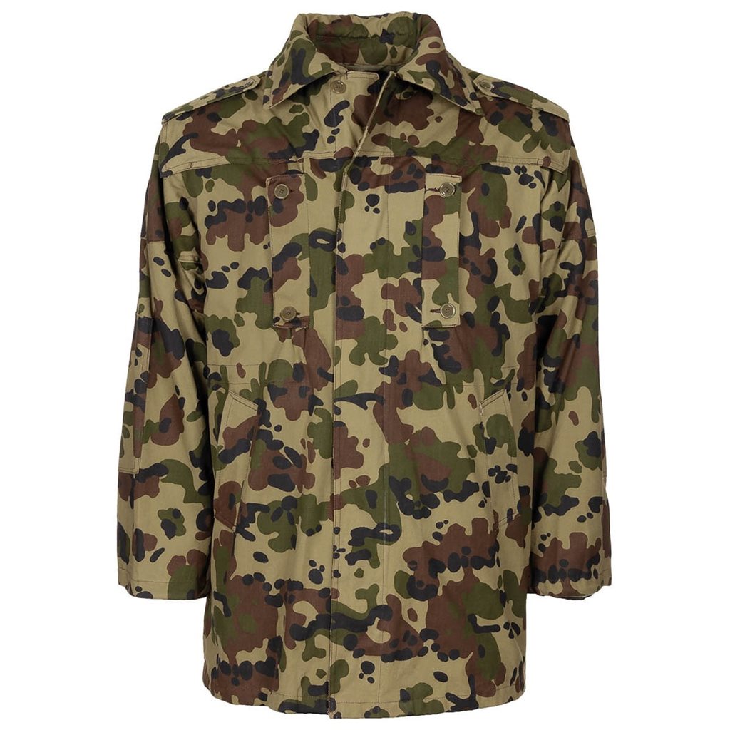 Parka M94 rumana camuflada con forro, chaqueta militar