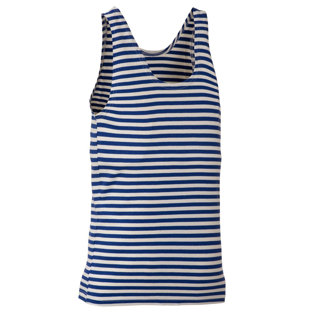 Camiseta de tirantes MARINE a rayas azul claro