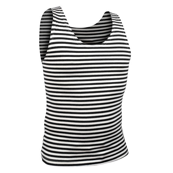 Camiseta sin mangas MARINE a rayas negra - producto 10153001