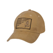 Gorra coyote con bordado US NAVY y bandera USA