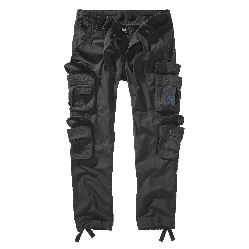 Pantalones PURE Slim Fit vintage gris