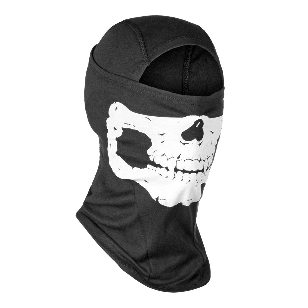 Pasamontañas negro MPS Death Head con diseño de calavera - Invader Gear