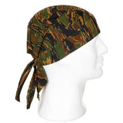 Pañuelo para la cabeza CAMO en algodón 100% con estampado camuflaje