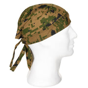 Pañuelo para la cabeza HEADWRAP DIGITAL WOODLAND con estampado woodland digital