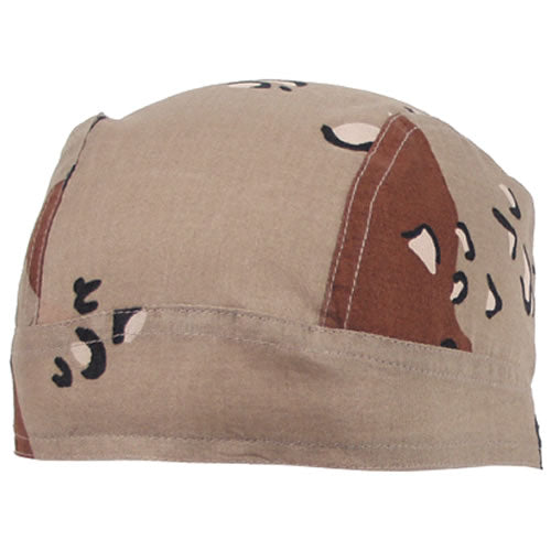 Pañuelo para la cabeza CAMO en algodón 100% con estampado camuflaje