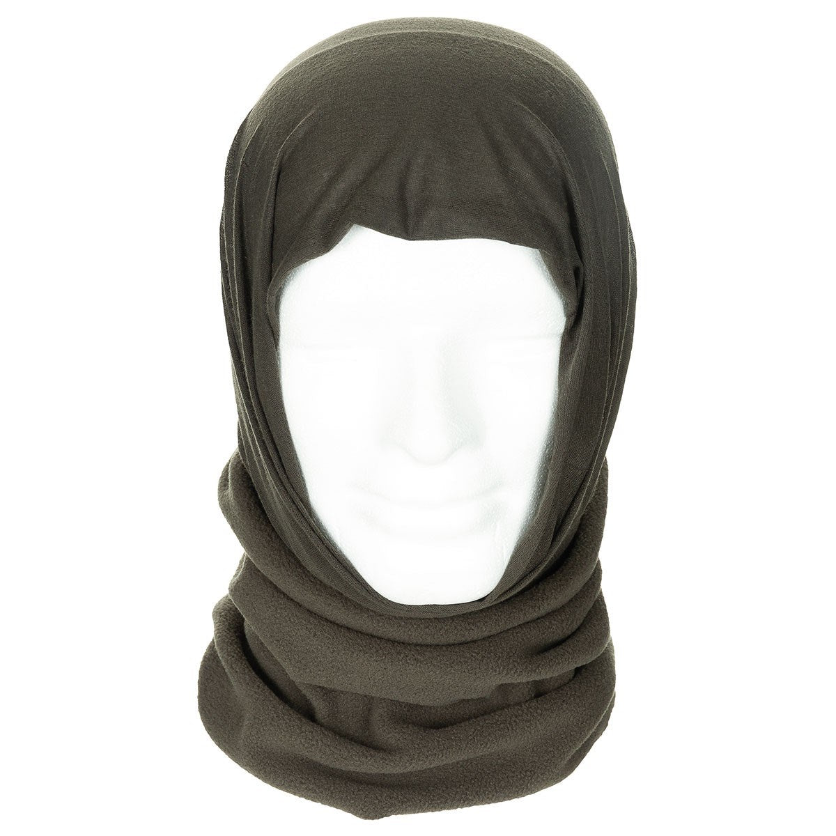 Pañuelo multifuncional Acryl-Spandex/Fleece negro