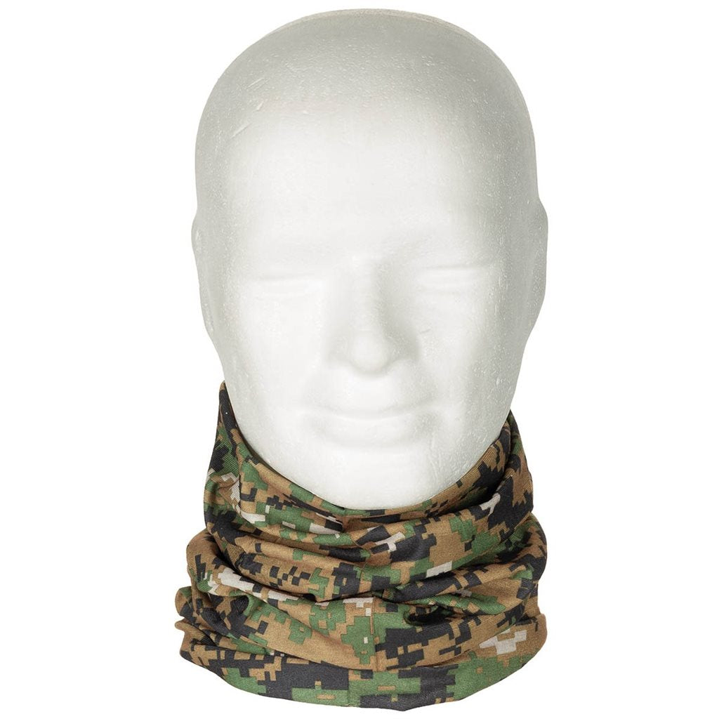 Pañuelo tubular multifuncional camuflaje DIGITAL WOODLAND MARPAT