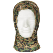 Pañuelo tubular multifuncional camuflaje DIGITAL WOODLAND MARPAT