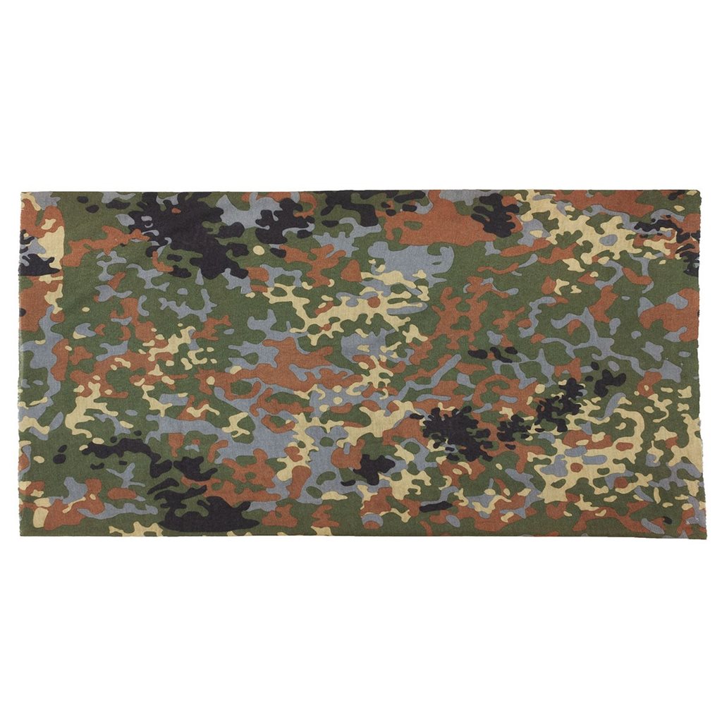 Braga tubular multifuncional con camuflaje FLECKTARN