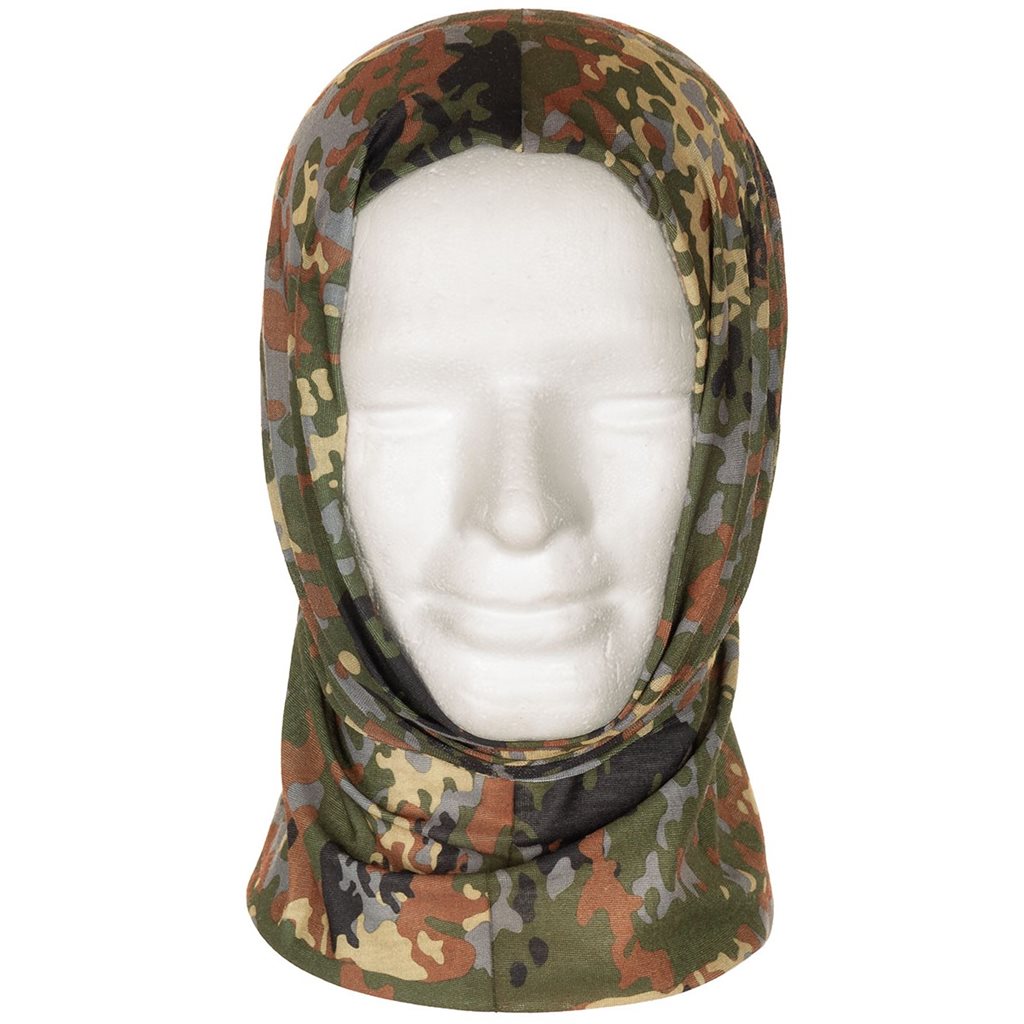 Braga tubular multifuncional con camuflaje FLECKTARN