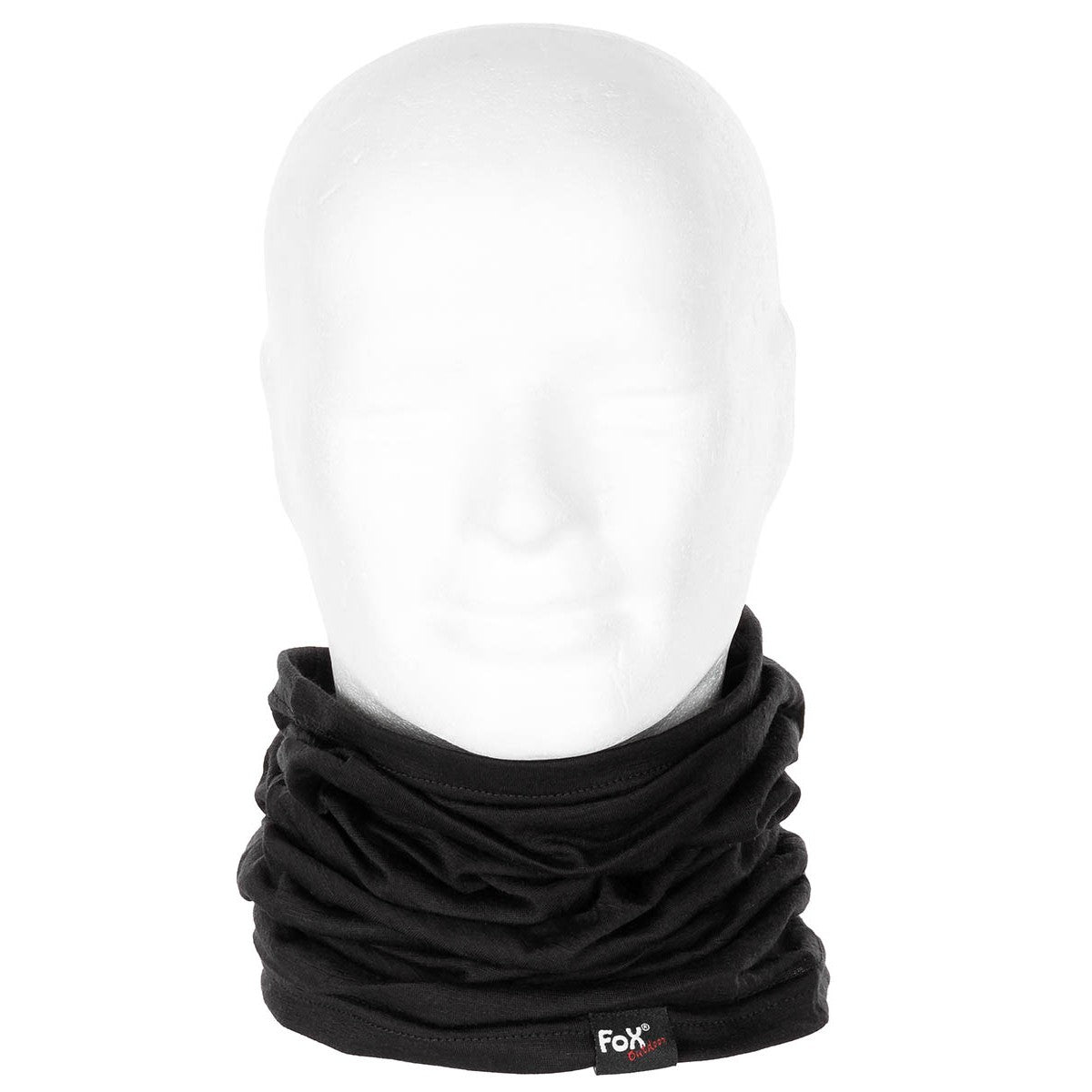 Pañuelo multifuncional Merino Lite negro, vista del producto