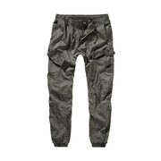 Pantalones RAY VAGE verdes, corte slim, cintura elástica y seis bolsillos