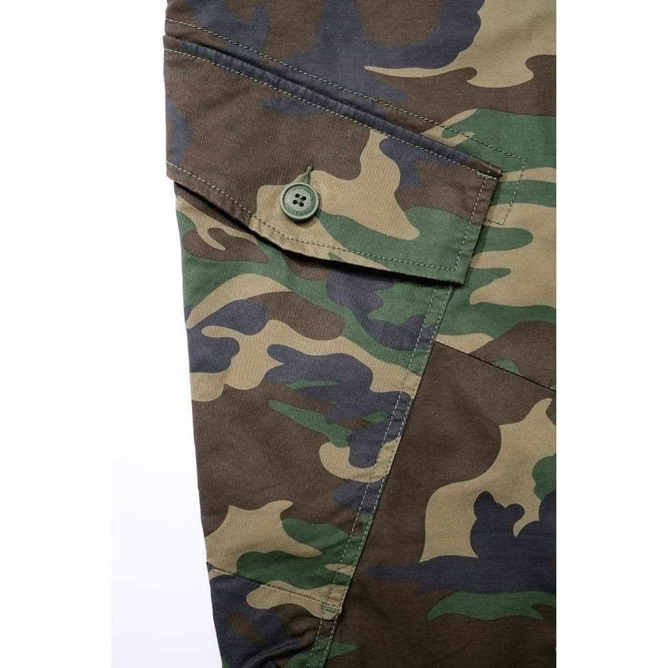 Pantalones RAY VAGE WOODLAND slim, algodón ligero, cintura elástica, seis bolsillos