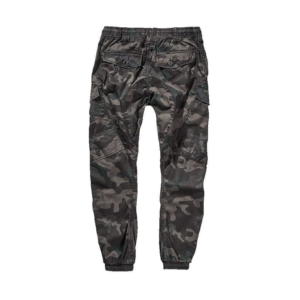 Pantalones RAY VAGE slim verano algodón ligero cintura elástica seis bolsillos estilo army vintage