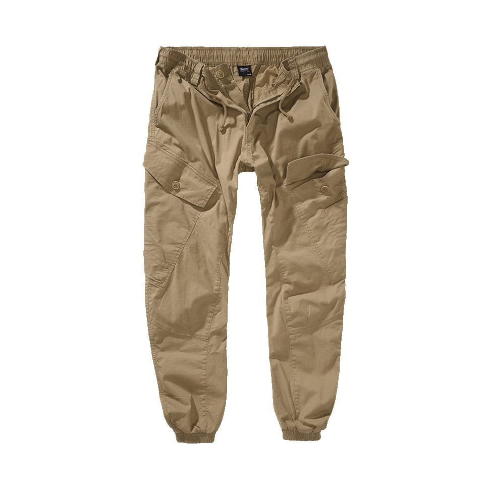 Pantalones RAY VAGE color camel arena con seis bolsillos