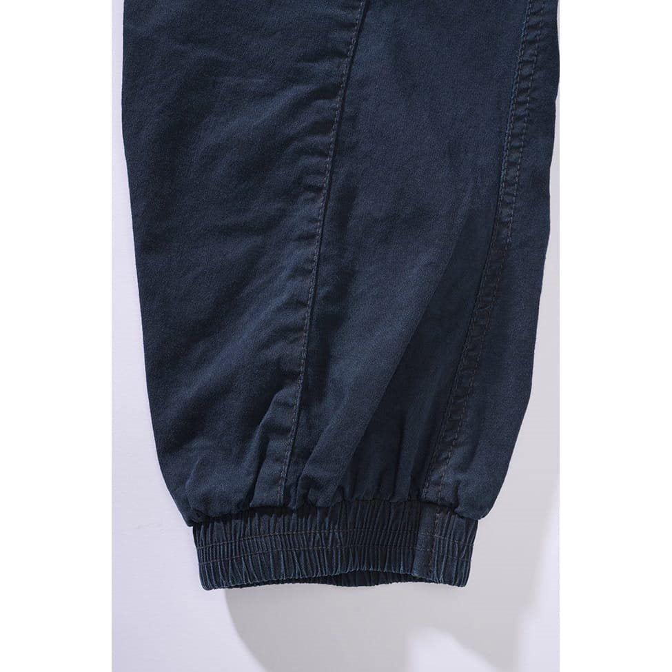Pantalones RAY VAGE azul marino, corte slim, cintura elástica y seis bolsillos