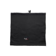 Braga de cuello softshell negra con ajuste mediante cordón y tope