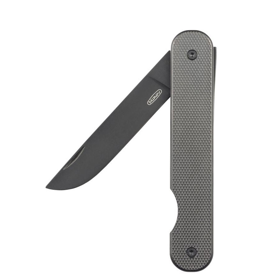 Navaja plegable Mikov POCKET L gris, diseño Studio Ogoj Chorchoj, hoja lisa