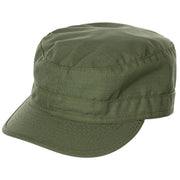 Gorra de campo US estilo BDU rip-stop ZEENÁ vista frontal